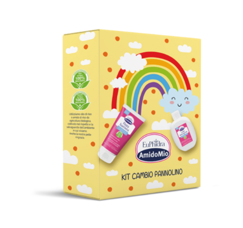 EUPHIDRA KIT CAMBIO PANNOLINO Latte Detergente 200ml + Pasta Barriera 150ml